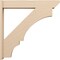 Ekena Millwork 7 1/2-in W x 44-in D x 44-in H Balboa Slat Rough Cedar Woodgrain TimberThane Outlooker, Primed Tan OUTUR075X44X44BOA24RCPR - alternate 4